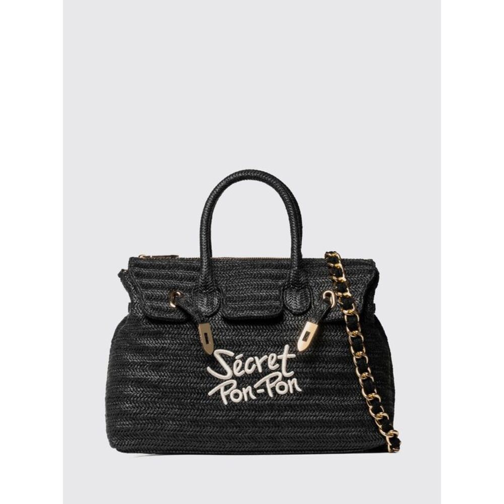 Secret Pon-Pon Handbag Woman Black